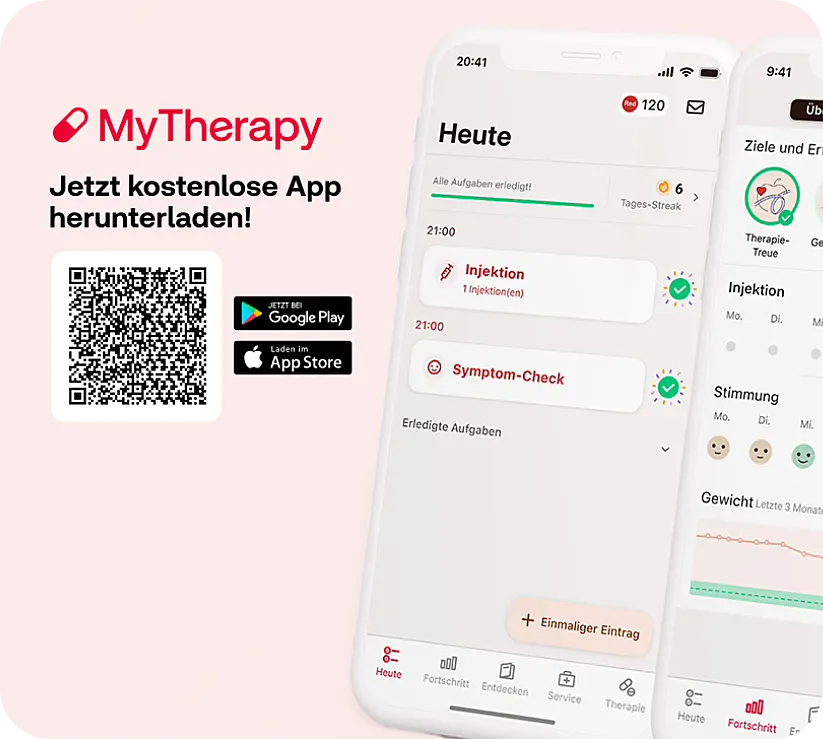 MyTherapy App QR-Code zum Herunterladen