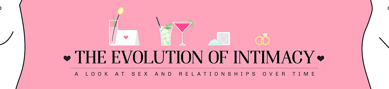 The evolution of intimacy. A look at sex and relationships over time.